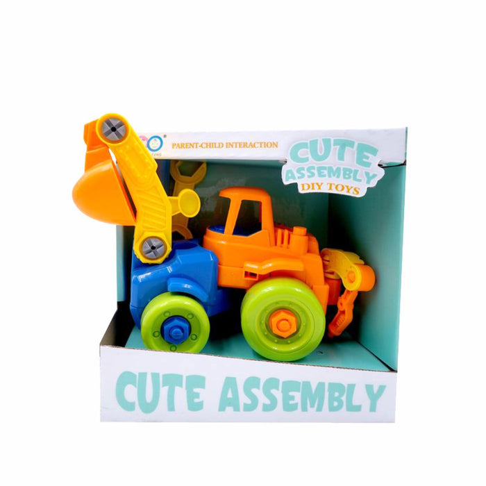 Assembly Backhoe DIY Vehicle for kids