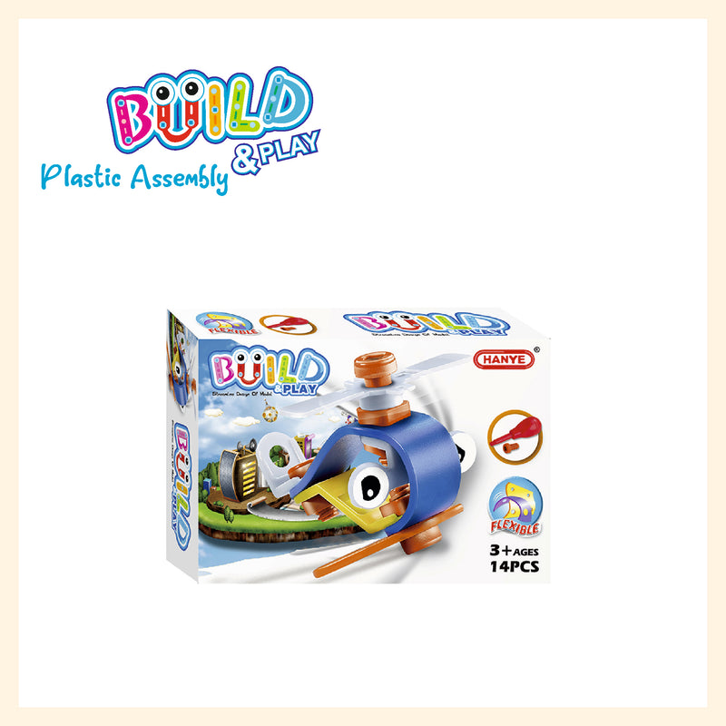 Easy assemble plastic build and play for beginner
