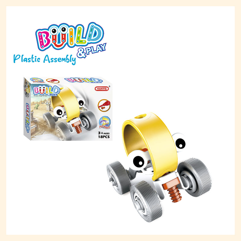 Easy assemble plastic build and play for beginner