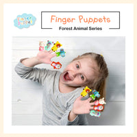 Forest Animal finger puppet set 5pcs lovable animal figure