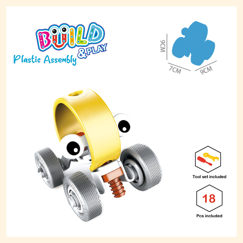 Easy assemble plastic build and play for beginner