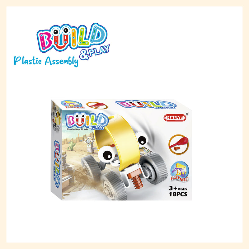 Easy assemble plastic build and play for beginner
