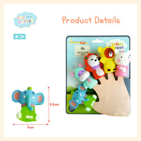 Forest Animal finger puppet set 5pcs lovable animal figure