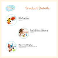 Forest Animal finger puppet set 5pcs lovable animal figure