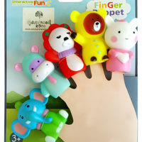 Forest Animal finger puppet set 5pcs lovable animal figure