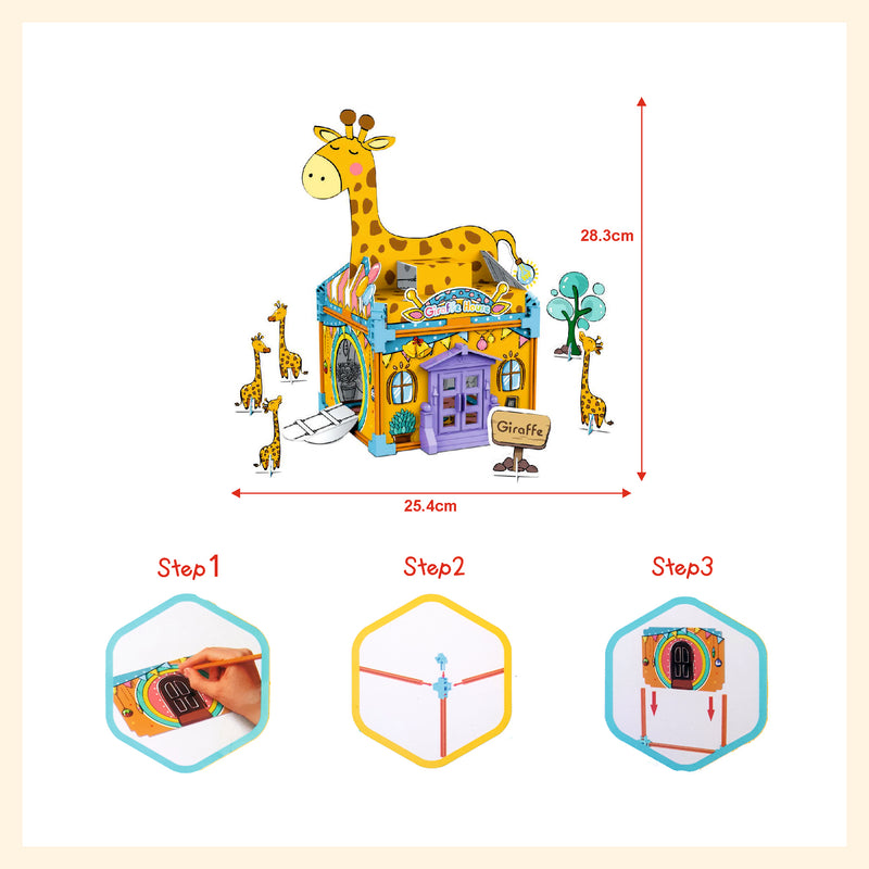 Giraffe Paradise – DIY Graffiti Mini-playhouse