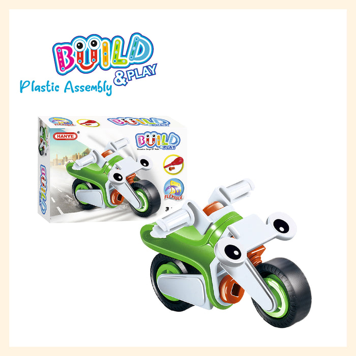 Easy assemble plastic build and play for beginner