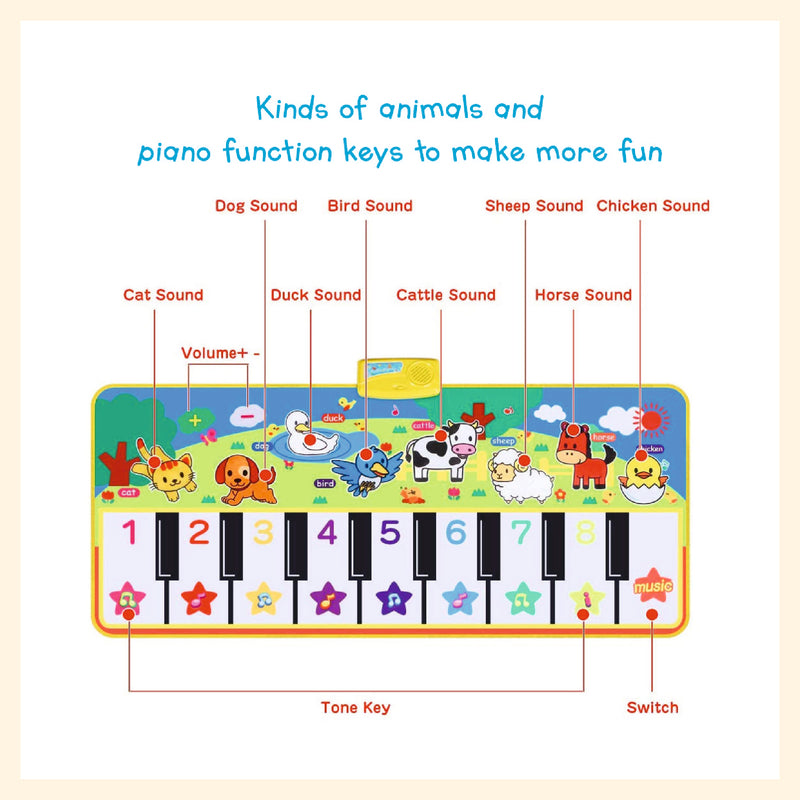 Animal Musical Playmat