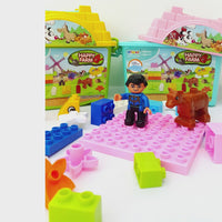 Amusement park bricks blocks assembly toy