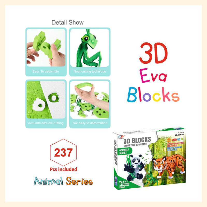 Animal Series EVA Puzzle Blocks