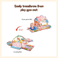 Baby kids play mat, baby activity mat infant floor playmat tummy time mat baby gyms activity center