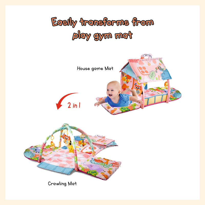 Baby kids play mat, baby activity mat infant floor playmat tummy time mat baby gyms activity center