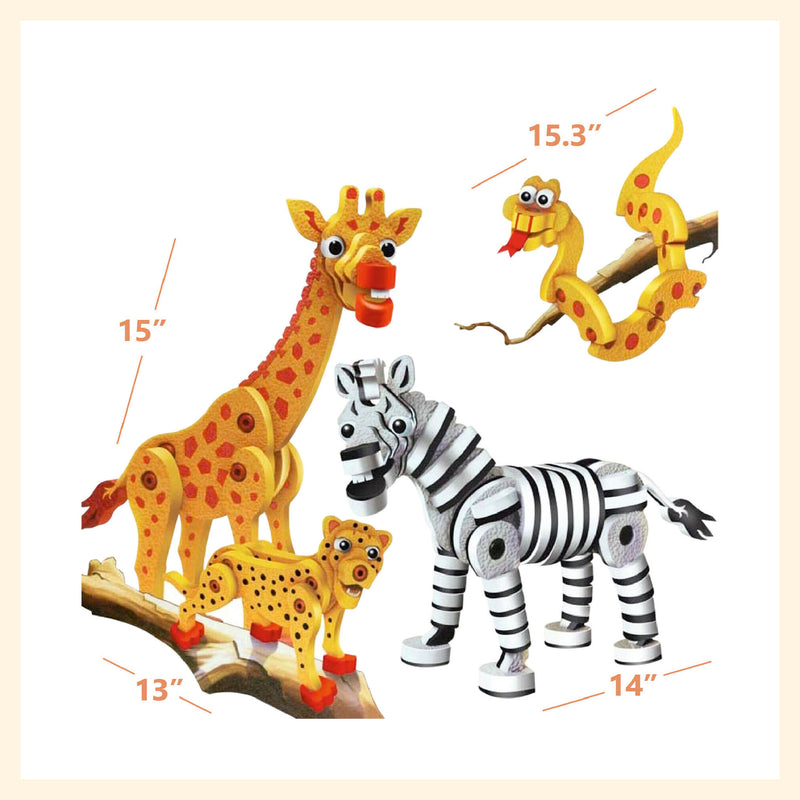 Animal World EVA Puzzle Blocks