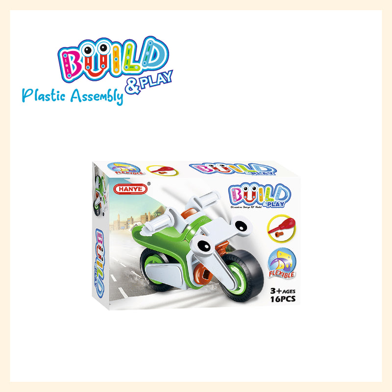 Easy assemble plastic build and play for beginner