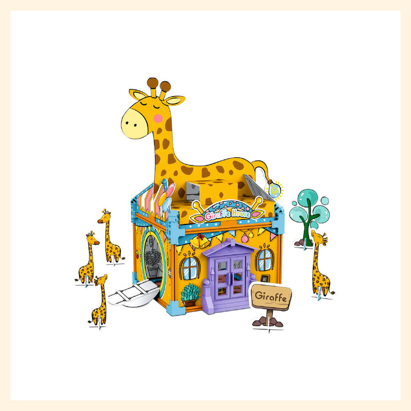 Giraffe Paradise – DIY Graffiti Mini-playhouse