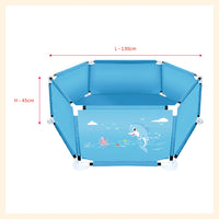 Baby Playpen Blue