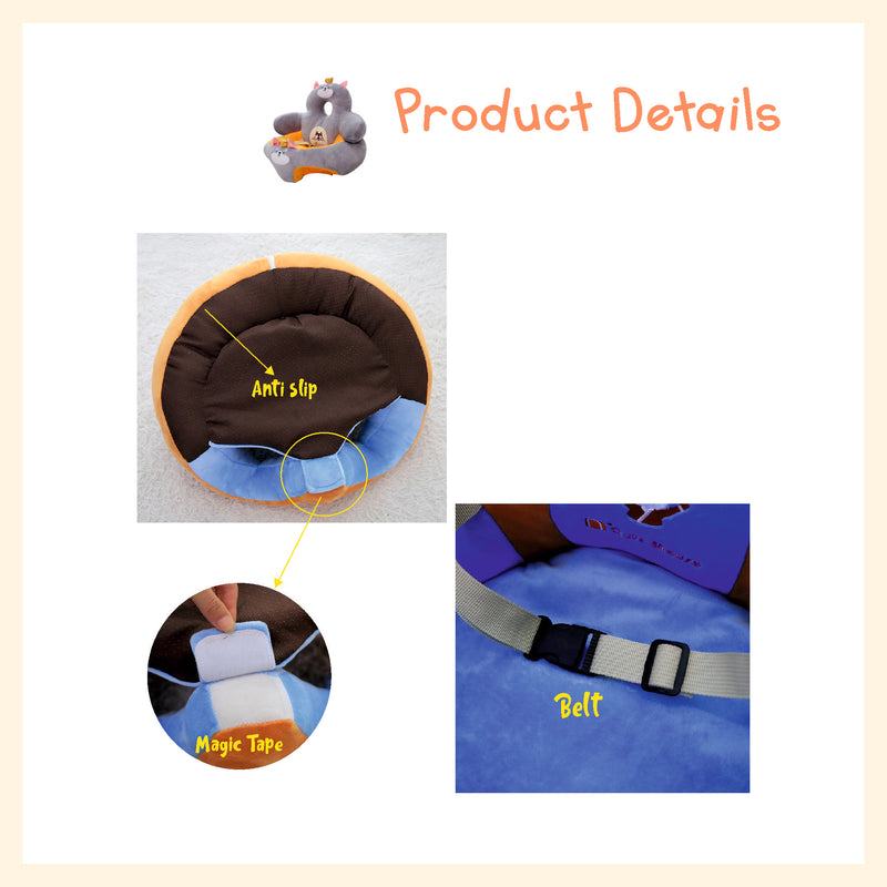 Collection - cartoon sofa seat anti falling animal plush toy for baby new