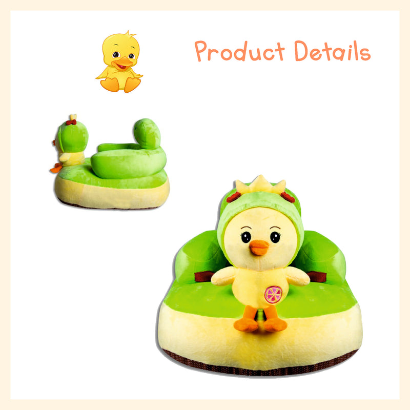 Cartoon duck figure plush sofa seat learning to sit chair for kids