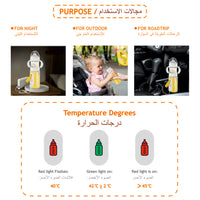 Multi-Functional Feeding Milk Bottle With Warmer / زجاجة حليب الاطفال متعددة الوظائف  مع منظم حرارة