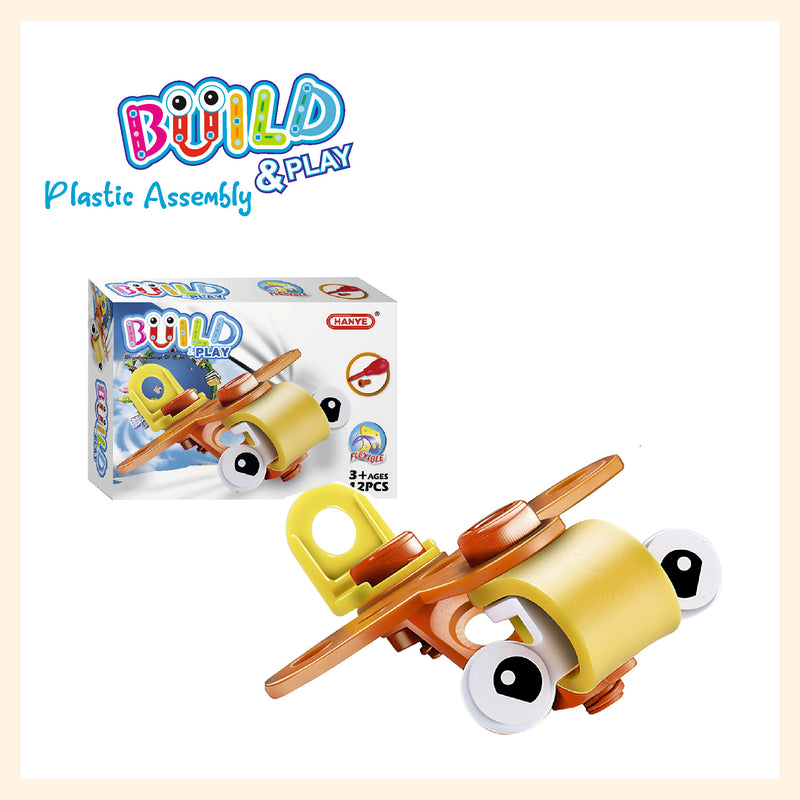 Easy assemble plastic build and play for beginner