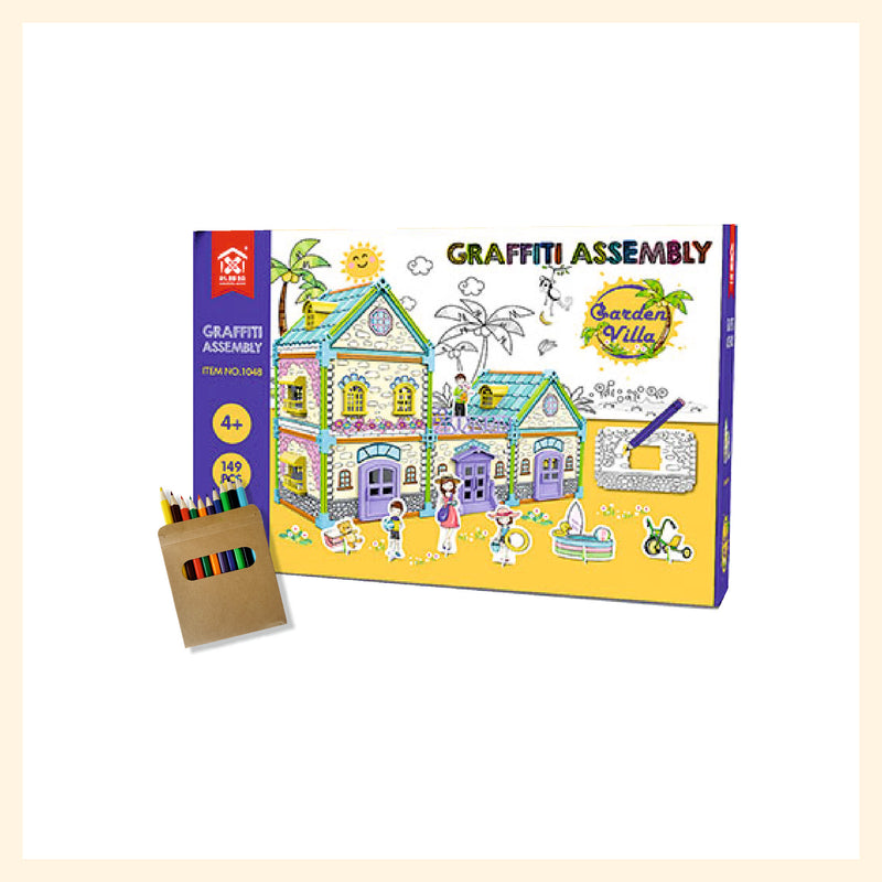 Garden Villa – DIY Graffiti Mini-playhouse