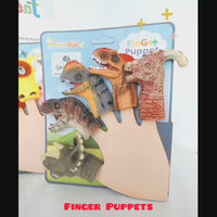Farm Animal finger puppet set 5pcs. adorable animal figure