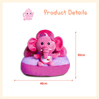 Cartoon elephant figure plush sofa seat learning to sit chair for kids