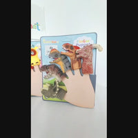 Zoo Animal finger puppet set 5pcs charming creature figure