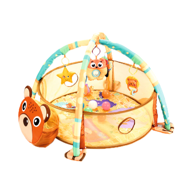 Cartoon bear baby infant activity play gym mat w hanging toys Ocean Ball