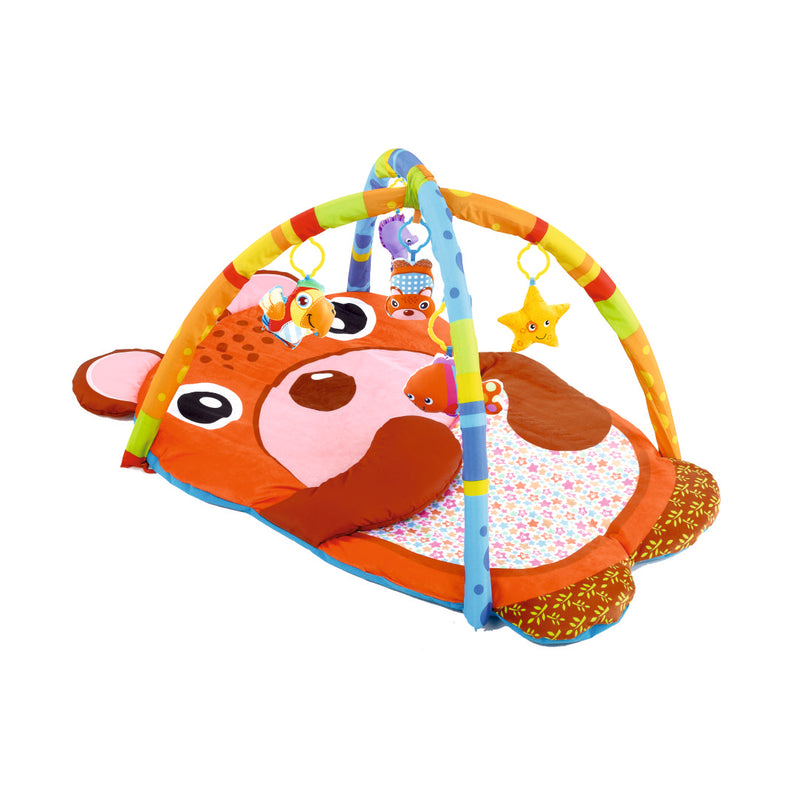 Baby play gym mat, kick mat, baby mat for floor from birth activity play mat with hangers for Infants, newborn, girls boys 0-36 months