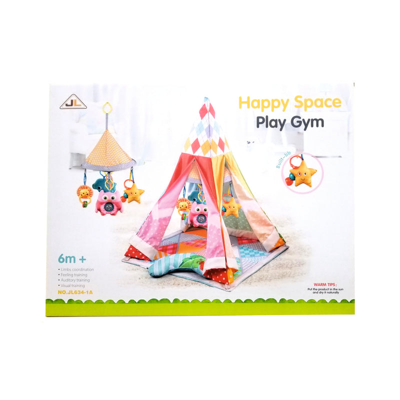 Multicolor toddlers gym tent activity play mat game mat with duvet and hangers infant toddler kids indoor and outdoor