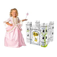 Princess castle coloring cardboard