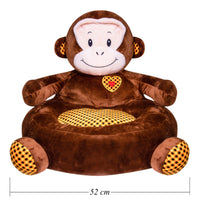 Monkey figure kids animal soft floor seat