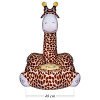 Plush Giraffe figure kids soft floor seat