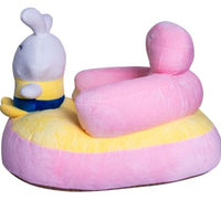Cartoon bunny animal figure plush sofa seat learning to sit chair for kids