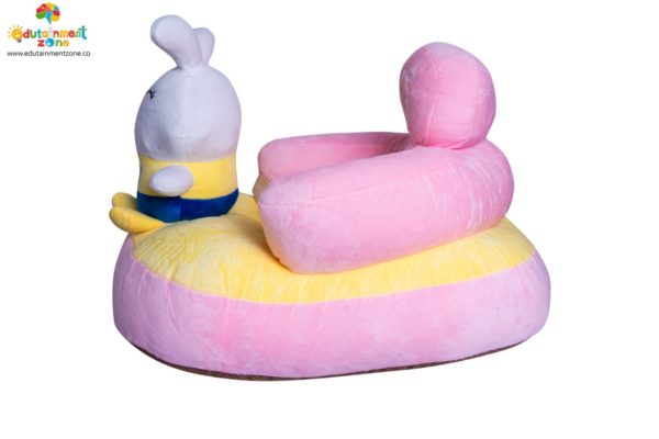 Cartoon bunny animal figure plush sofa seat learning to sit chair for kids
