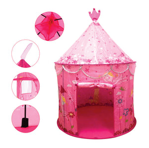 Pink Crown Princess Teepee Tent