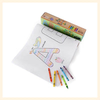 Alphabet series coloring poster roll for kids
