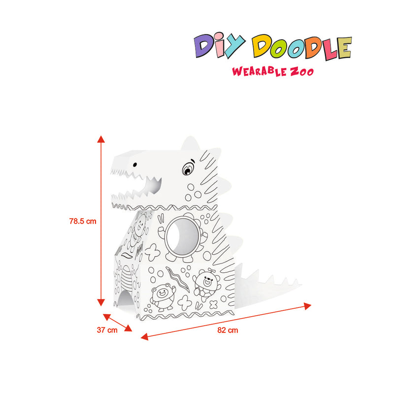 Wearable DIY Doodle Toys Zoo Animals – Dinosaur