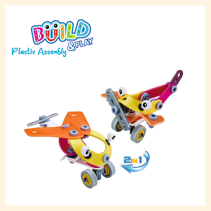 Kid Beginner assembly 48pieces build and play toy