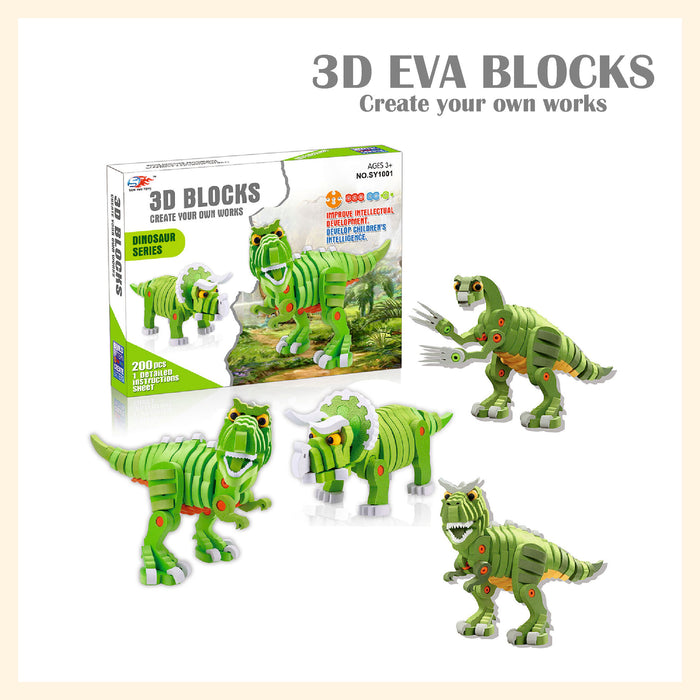 Dinosaur Series EVA Puzzle Blocks