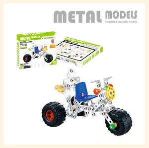 Big Bike construction metal model assembly parent-kid collaboration toy