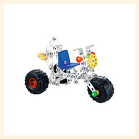 Big Bike construction metal model assembly parent-kid collaboration toy
