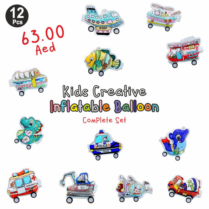 Pieces Coloring Balloons-12pcs