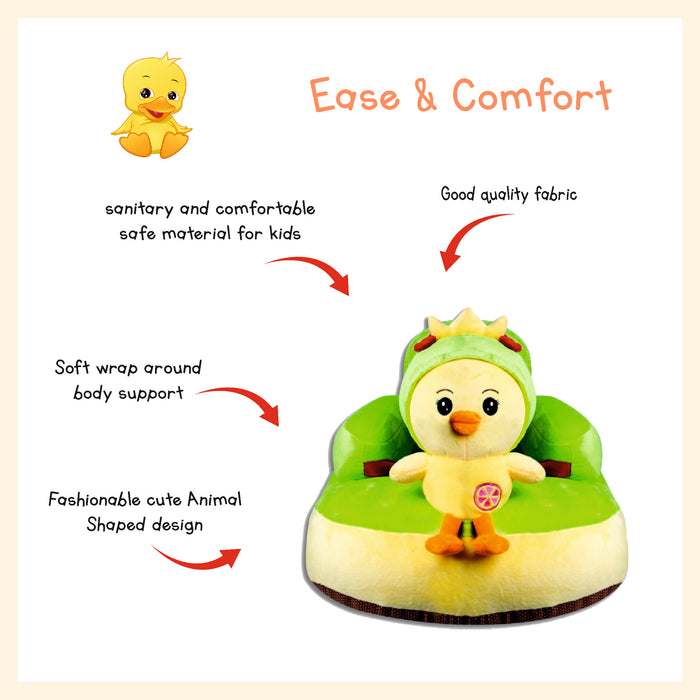 Cartoon duck figure plush sofa seat learning to sit chair for kids