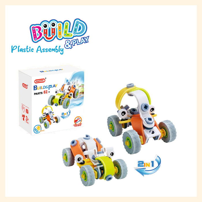 Explorer level 62pieces assembly build and play