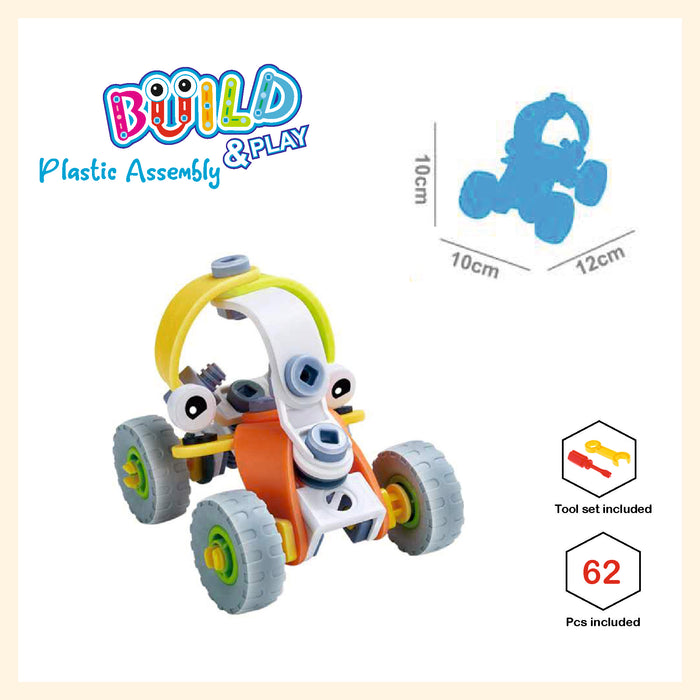 Explorer level 62pieces assembly build and play