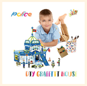 City Police – DIY Graffiti Mini-playhouse