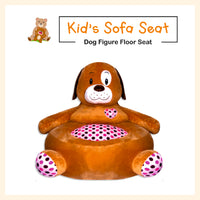 Dog figure kids soft floor seat
