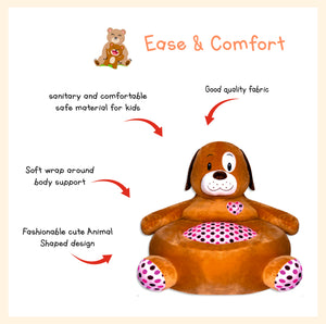 Dog figure kids soft floor seat